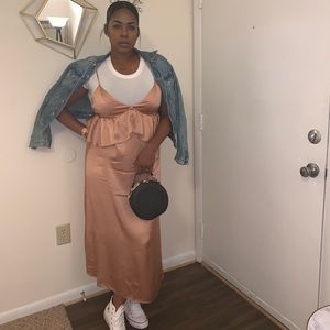 H&M Champagne Slip Dress